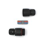 Kabelová rychlospojka vodotěsná FL 9-12mm IP68 2pin