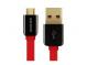 AVACOM MIC-120R kabel USB - Micro USB, 120cm, červená