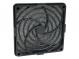 Plastová mřížka s filtrem pro ventilátory 92x92mm LFT92FI30