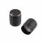 A15x17-PK-AB-K-I knoflík hliníkový, průměr 15mm, osa 6mm, černý