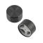 A32x17-PG-AA-K-I knoflík hliníkový, průměr 32mm, osa 6mm, černý