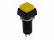 Tlačítkový spínač do panelu bez aretace P-PB303B YELLOW