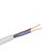 CYLY 2X0,5 bílý (H03VV-F) kabel