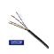 DATACOM UTP Cat.5e, 4x2x0,51mm, PE černý - outdoor síťový datový kabel