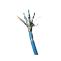 DATACOM F/FTP Cat.6A, 4x2x0,56mm, LSOH modrý síťový datový kabel