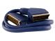 Kabel Scart (M) - Scart (M) zlacený, 21 pin, 0,7 m
