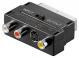 PremiumCord  Adapter SCART-3x cinch + S-video s přepínačem IN/OUT