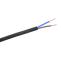 NKT CABLES CYLY 2x0,75 černý (H03VVH2-F) kabel