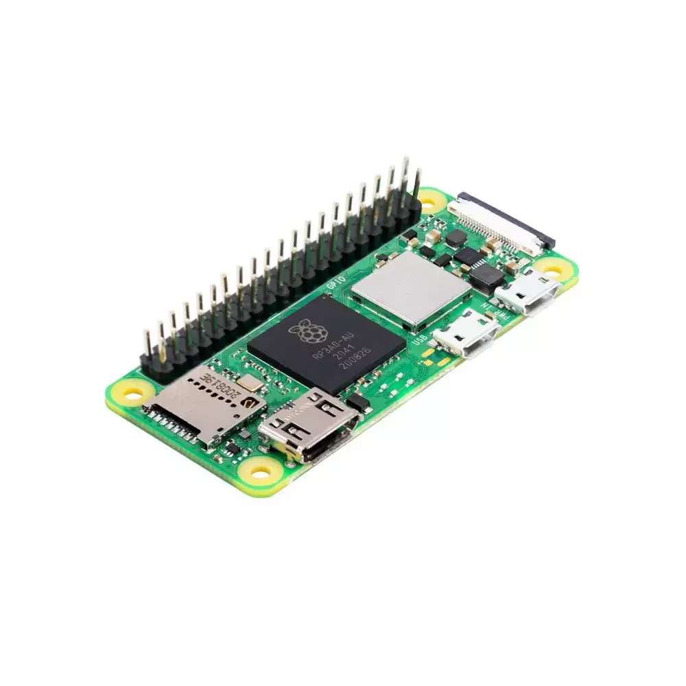 RASPBERRY Pi Zero 2 W s připájeným GPIO headerem