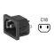 SCHURTER 6102.5125 konektor IEC C18