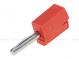 Banánek na kabel WAGO215-212 banánek červený