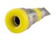 Přístrojová zdířka 4mm žlutá, 24.241.3, AMASS