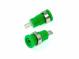 Přístrojová zdířka 4mm zelená, 24.302.4, AMASS