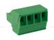 Násuvná svorkovnice PTR AKZ1550/4-3.81-GREEN