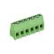 PTR AKZ350/2-5.08-V-GREEN svorkovnice 2pól, rozteč 5,08mm, 24A/250V, vstup 90°, šroub