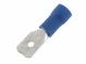 Konektor faston 6,3 x 0,8 mm na kabel 1,5 - 2,5 mm2, modrý
