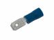 Konektor faston 4,8 x 0,5 mm na kabel  1,5 - 2,5 mm2, modrý