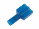 Konektor faston 6,3 x 0,8 mm na kabel 1,5 - 2,5 mm2, modrý, plná izolace