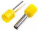 Kabelová dutinka 6mm2x12mm, izolovaná, žlutá BM00610