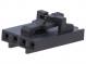 MOLEX 50-57-9404 SL zásuvka rozteč 2,54mm, 1x4piny na kabel, přímá