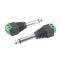 TP-010 konektor Jack 6,3mm mono vidlice se svorkovnicí