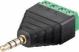 KLS TP-017G konektor Jack 3,5mm 4pin stereo vidlice se svorkovnicí.