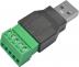USB konektor se svorkovnicí TP-014