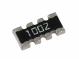Rezistorová síť  RR 4X10k SMD 1206 convex 1% YAGEO