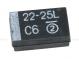Tantalový kondenzátor SMD CTS 22u/25V VIS-TAJ D 10%