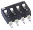 DIP spínač do DPS DIP 04 SMD E BLACK ECE