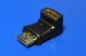 Redukce HDMI A(M) - HDMI A(F), lomená dolů, zlacené konektory