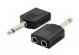 Redukce jack 6,35 - 2x jack 6,35 M/F