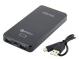 Externí baterie PRISMA FG-10, Li-pol 10000mAh, QC vstup a výstup , černá