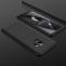 GKK for Galaxy S9 Three Stage Splicing 360 Degree Full Coverage PC Protective Case Back Cover(Black)
