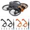 For DJI Avata 2 CQT Aluminum Alloy Drone Gimbal Lens Anti-collision Bumper(Black)