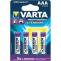 Nenabíjecí mikrotužková baterie AAA Varta Lithiová, 1100mAh, blistr 4ks