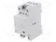 ETI POLAM R 25-22 230V Stýkač  4-pólový inštalačný  25A  230VAC  NC x2 + NO x2  R