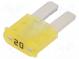 Poistka  tavná  automobilová  20A  32VDC  9,1mm  MICRO2