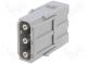 Konektor  HAN  modul  vidlica  Han Modular C  PIN  3  40A  690V  3um