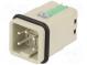 Konektor  HAN  vidlica  Quick Lock  PIN  5  4+PE  rozmer 3A  10A