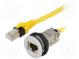 Zásuvka RJ45  22mm  har-port  -25÷70°C  Ø22,3mm  IP20  Dĺž  1,5m