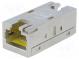 Spojka  RJ45  PIN  8  Kat  6  tienené  Usporiad.kol  8p8c  na kábel