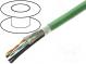 Vodič  priemyselné Ethernet,PROFINET  5  lanko  Cu  FRNC  zelená