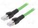 Patch cord  600mm  RJ45 vidlica x2