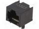 Zásuvka  RJ45  PIN  8  Usporiad.kol  8p8c  THT  na PCB