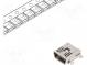 Zásuvka  USB B mini  na PCB  SMT,THT  PIN  5  vodorovné  V  USB 2.0