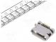 Zásuvka  USB B micro  na PCB  SMT,THT  PIN  5  vodorovné  V  USB 2.0