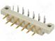 DIN 41617  vidlica  PIN  13  THT  uhlové, 90°  R.kontaktov  2,5mm