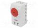 Senzor  termostat  NC  10A  250VAC  pružinové svorky  60x33x41mm