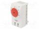 Senzor  termostat  NC  10A  250VAC  pružinové svorky  60x33x41mm